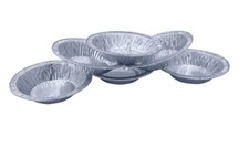 50Pcs Small Round Foil Pie Dishes, 111mm x 20mm for Mince Fruit Pies Tart Baking