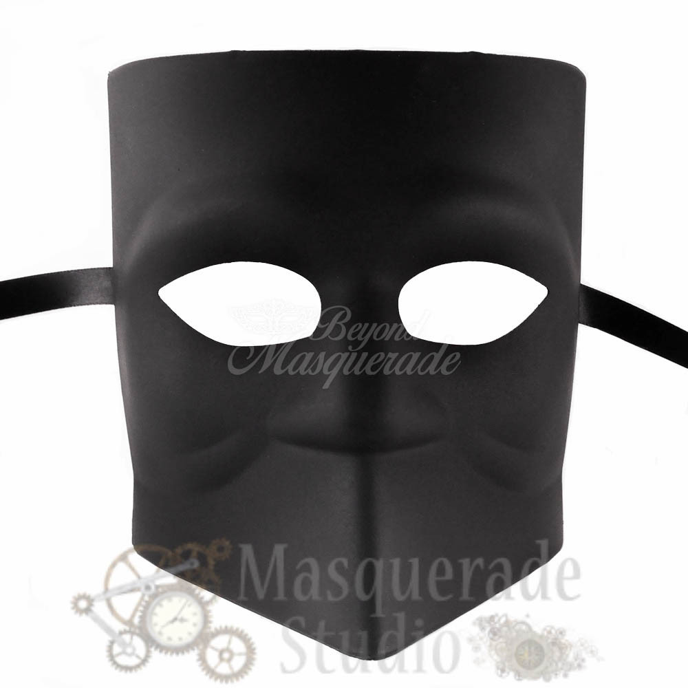 Mens Blank Bauta Venetian Costume Theater Halloween
