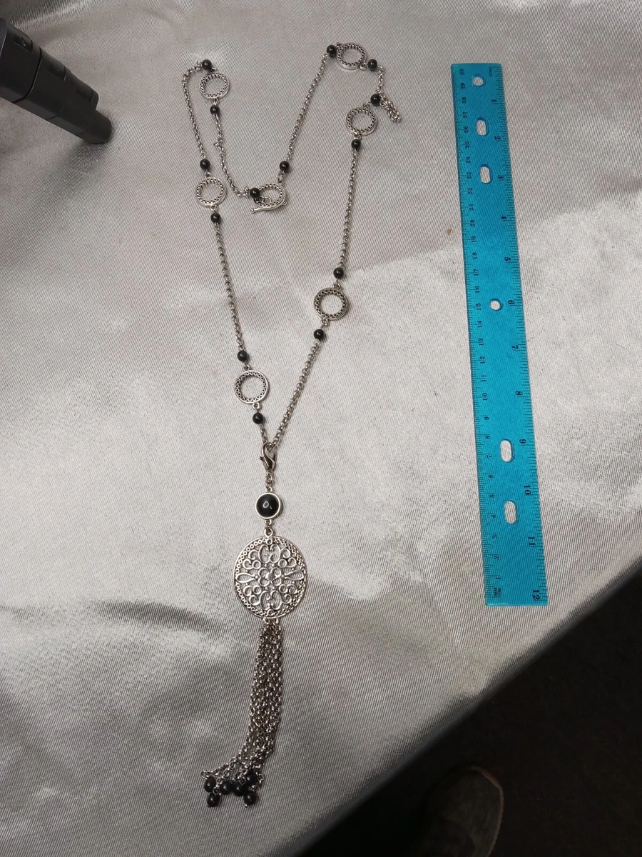 Lia sophia necklace silver deals circles