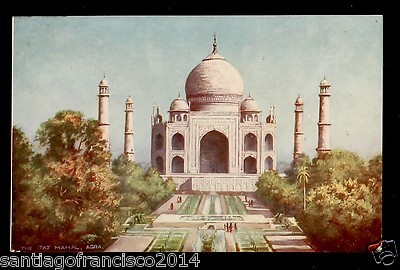 British INDIA 41-Agra -The Taj Mahal (Gillete)