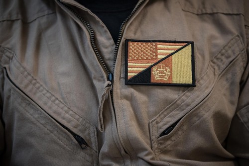 AFGHAN AIR FORCE MD-530 Light Scout Attack Helicopter TAAC-A vêlkrö 2-PATCH SET - Picture 4 of 12