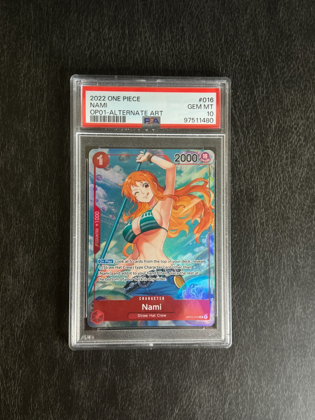 2022 ONE PIECE ナミ #007 GEM MT 10 2022 ONE PIECE ナミ #007 GEM MT 10 ONE PIECE GIFT COLLECTION