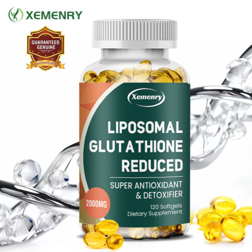 Liposomal Glutathione Reduced 2000mg - Antioxidant, Anti-aging, Reduce Wrinkles - Picture 1 of 11