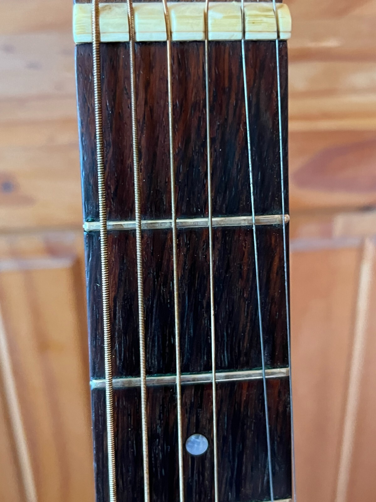 Probable S.L. Mossman Tennessee Flat Top Guitar, 1974, private label