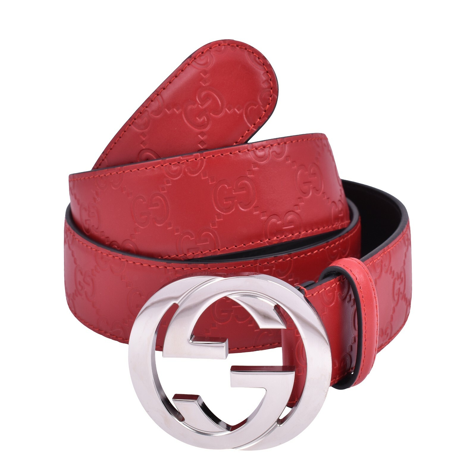 gucci reversible leather belt with double g buckle