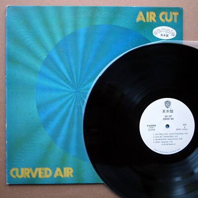 CURVED AIR エア・カット LPレコード Curved Air ‎– Air Cut - Japan PROMO 1973 vinyl LP P-8359W NM | eBay