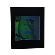 3D Drawing Hands Art Hologram Picture MATTED, Collectible Embossed Type Film