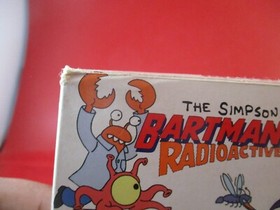 The Simpsons Bartman Meets Radioactive Man (Nintendo NES) COMPLETE w/ Box poster
