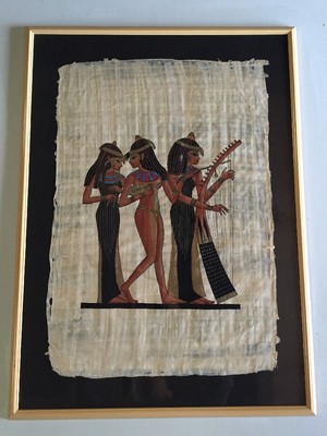 ''Papyrus'' + Certificate 42/64 And Framed 55.5/77 See Photos Ref2