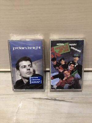 Jordan Knight & New Kids On The Block Cassette Lot- Self Titled (new) Christmas