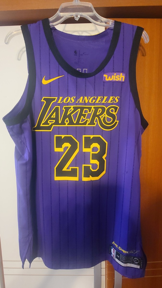 Lebron James 2019-20 Los Angeles Lakers Lore Series Nike Authentic
