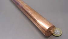 110 Copper Rod 1 1/8" Dia. x 72 Inch Length