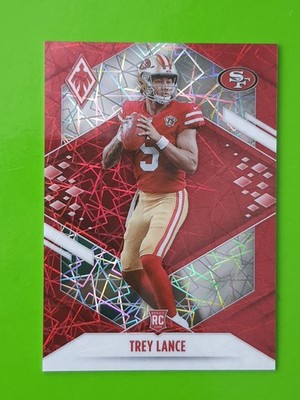 2021 Panini Phoenix #103 Trey Lance Rookie 49ers Lazer /285