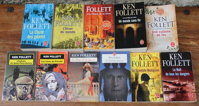 KEN FOLLETT - KONVOLUT 11 BÜCHER - TASCHE - EINE WELT OHNE END - 1998 bis 2023 - SEHR GUTER ZUSTAND