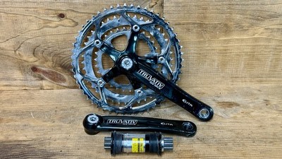 TruVativ Elita, 52/42/30 172.25 mm w/ ISIS Drive Bottom Bracket 9-Speed
