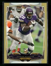 Adrian Peterson 2014 Topps Gold #51 Minnesota Vikings #/2014
