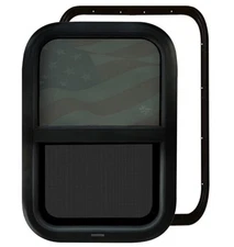 RV Window 15x22” with Trim Kit for Camper Replacement Tint Shade