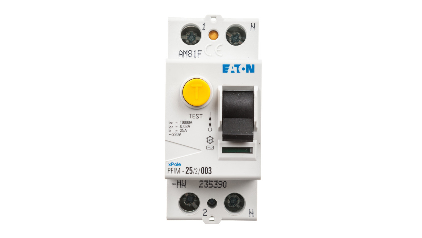 Residual current circuit breaker 2P 25A 0.03A type AC PFIM-25/2/003 235390