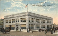 Chicago Heights New Home Savings Bank Lake View Trust Lincoln Aves 1914