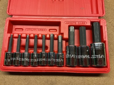 Proto Allen Socket 10 Pc Set 1/8  - 5/8 