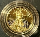 Rare 2018- W 1/10  oz. American eagle Proof Gold Coin Minted 22,155