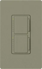 LUTRON MAESTRO DUAL SINGLE-POLE 300 W/300 W DIMMERS MA-L3L3-GB  Green Briar