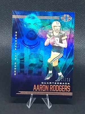 2020 Panini Illusions Aaron Rodgers Blue Parallel  34/75 Packers NFL QB