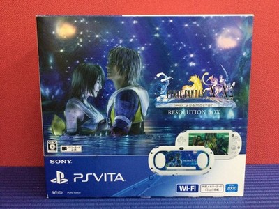 PS Vita Final Fantasy X X2 10 Remaster Resolution Console Charger Box Used