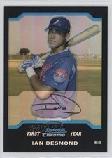 2004 Bowman Draft Chrome Refractor Ian Desmond #BDP41 0qn