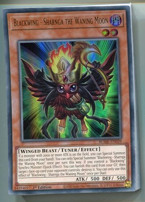Yu-Gi-Oh! Blackwing Sharnga the Waning Moon Ultra Rare englisch BLMR-EN039