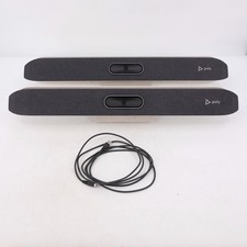 2 Polycom 2201-87429-001 Poly Studio X50 4K Video Conference Bar