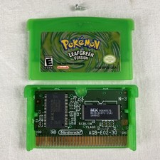 NICE Pokemon Leaf Green - Nintendo GBA AUTHENTIC -Tested