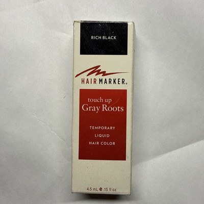 HairMarker Gray Roots Gone Temporary Liquid Hai Color Choose Color Rich Black