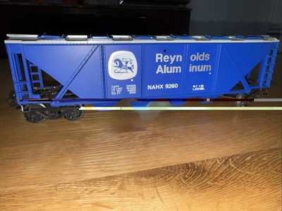 LIONEL O gauge # 6-9260 Reynolds Aluminum Covered Quad Hopper Car No Box As Is