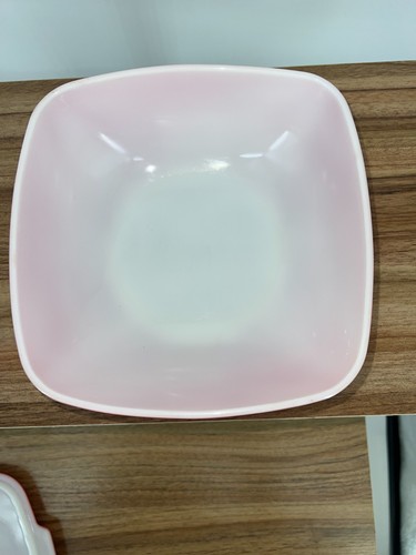 Vintage Pyrex - rote quadratische Auflaufform & Deckel 2,5 Quart - Bild 12 von 13