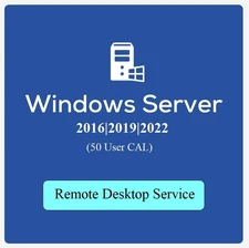Remote Desktop Service (50 User CAL) For Windows Server 2016/2019/2022 - RDS CAL