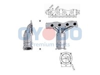 Oyodo Katalysator 10N0103-OYO FüR Fiat Sedici 16V 4X4 Suzuki SX4 Classic EY GY