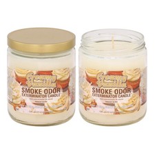 Smoke Odor Exterminator 13 oz Jar Candles Creamy Vanilla, 2 2 Pack