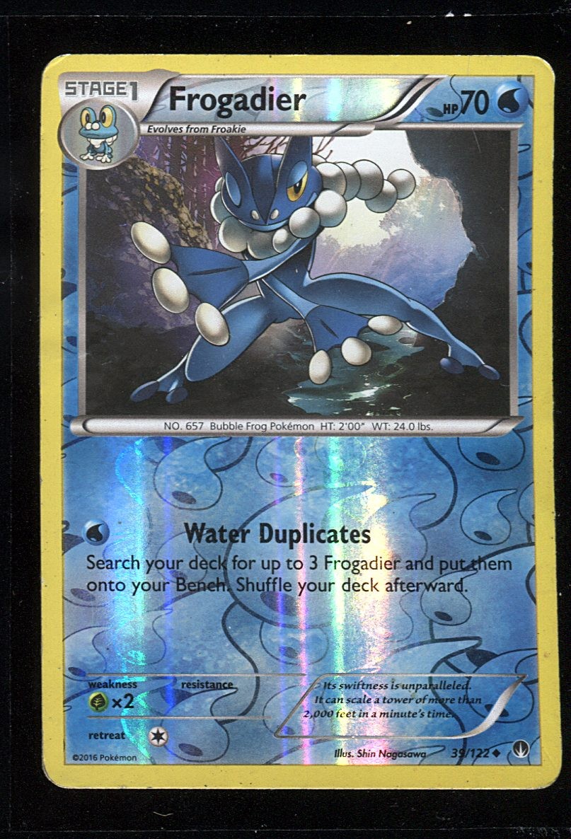 Frogadier 39/122 XY - BREAKpoint Holo MP Pokemon
