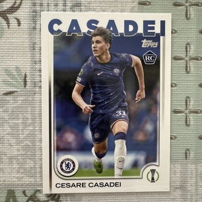 Topps Chrome UCC 2024-25 - Cesare Casadei Youthquake Chelsea RC Rookie