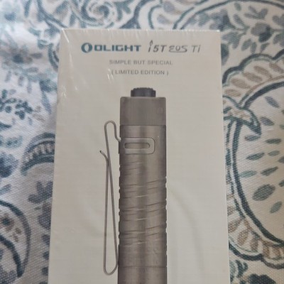 Olight i5T EOS Ti LED Flashlight Titanium Gray 1.5V Battery Limited Edition