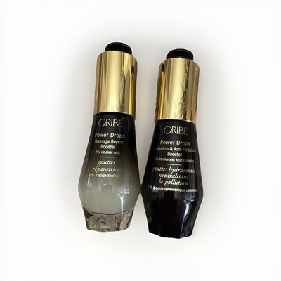 Oribe Power Drops Damage Repair Booster 1 Oz +Power Hydration YAnti-pollution Bo