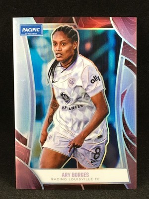 Ary Borges 2025 Parkside NWSL Pacific PURPLE PINK RED /35 SP Parallel #7