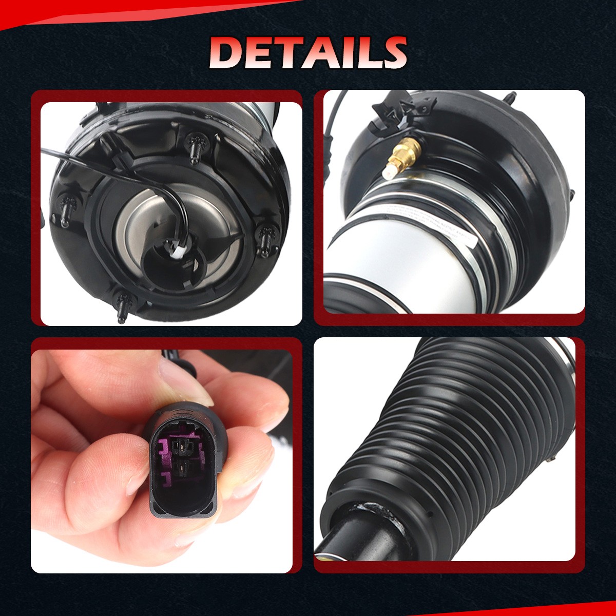 Air Suspension Shock Strut for 2009-2018 Audi A7 A8 A6 S6 C7 4G 4H Bentley