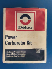 Delco Carb Repair Kit For 1969 Chevrolet 8 Cyl With A 2bbl Rochester 2gv Carb