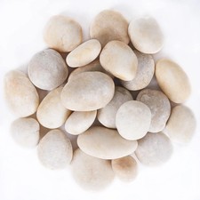 11LB Stones Pebbles River Rocks, 100 Natural Hand-Picked Premium Decorative Peb