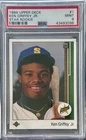 1989 Upper Deck Star Rookie #1 Ken Griffey Jr. Mariners RC HOF PSA 9 MINT