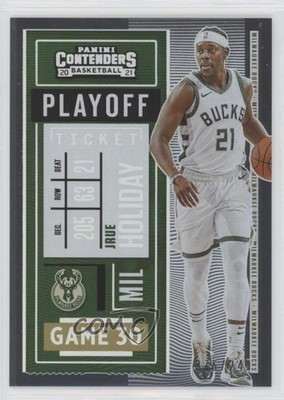 2020-21 Panini Contenders Playoff Ticket 76/249 Jrue Holiday #77 12pq