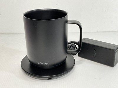 Ember Smart Mug 2 Heated Coffee Cup 10 oz with Charging Coaster, Power Supply