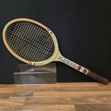 Vintage Slazenger Guillermo Vilas Club Wooden Tennis Racket Made in England